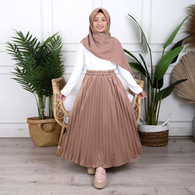 ROK PLISKET TANGGUNG PREMIUM//ROK PLISKET ANAK  8 TAHUN//ROK PLISKET ANAK 10 TAHUN//ROK PLISKET ANAK