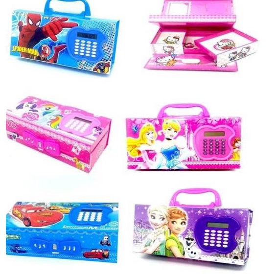 

Recomend Tempat Pensil Kode Kunci 3 Susun ada Kalkulator LOL Pony Hello kitty Tayo tsum2