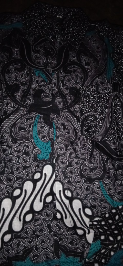 Tey-17 Batik Wanita Asj Sa Hrb026 Kenongo Kemeja Tosca Pendek Terlaris