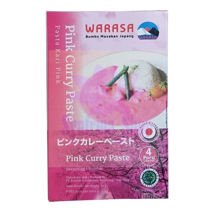 Warasa Bumbu Kari Pink Curry Paste Halal 80 Gr 80Gram