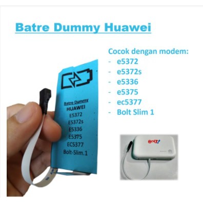 batre dummy E5372 baterai dummy E5372 E5372s e5336 e5375 e5377 - Fake Baterai - Bypass Batre