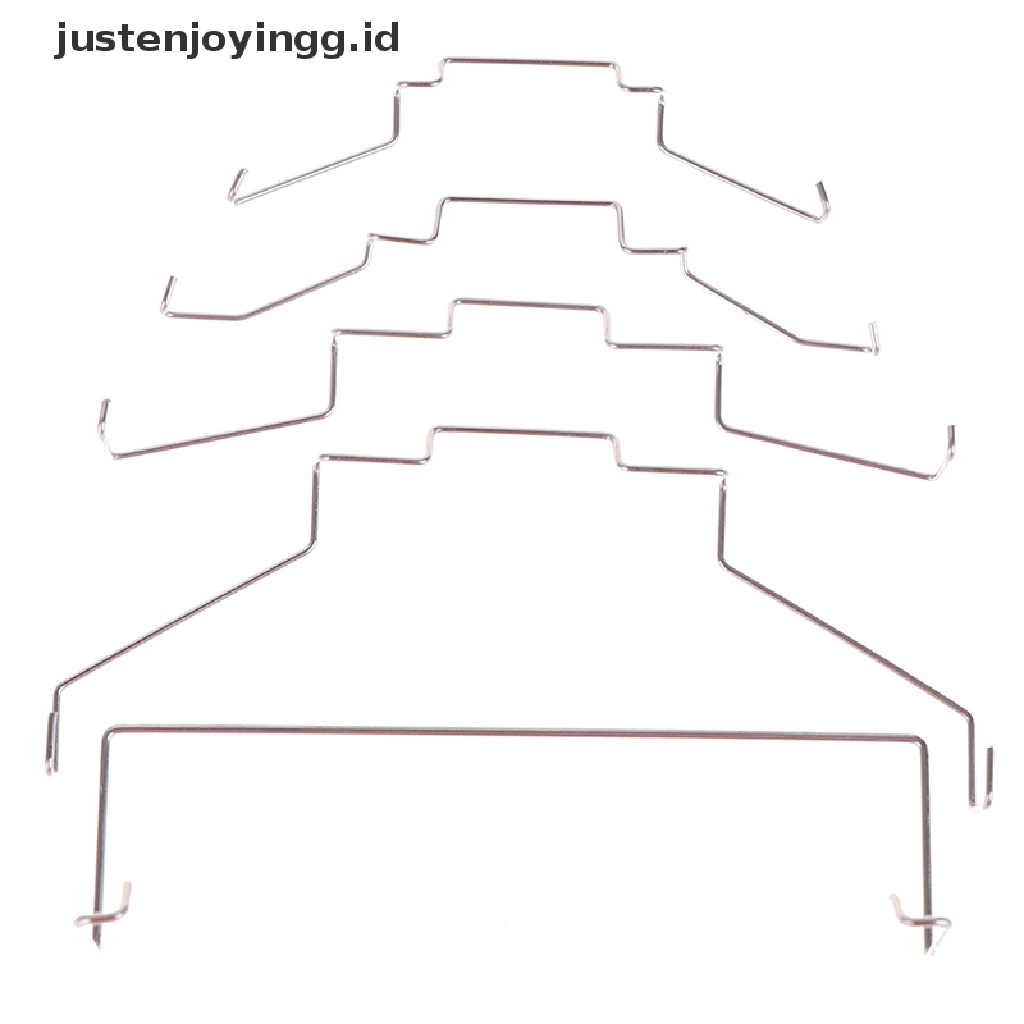 1 Pasang Bracket Buckle Kipas Pendingin CPU Bahan Baja Elastis