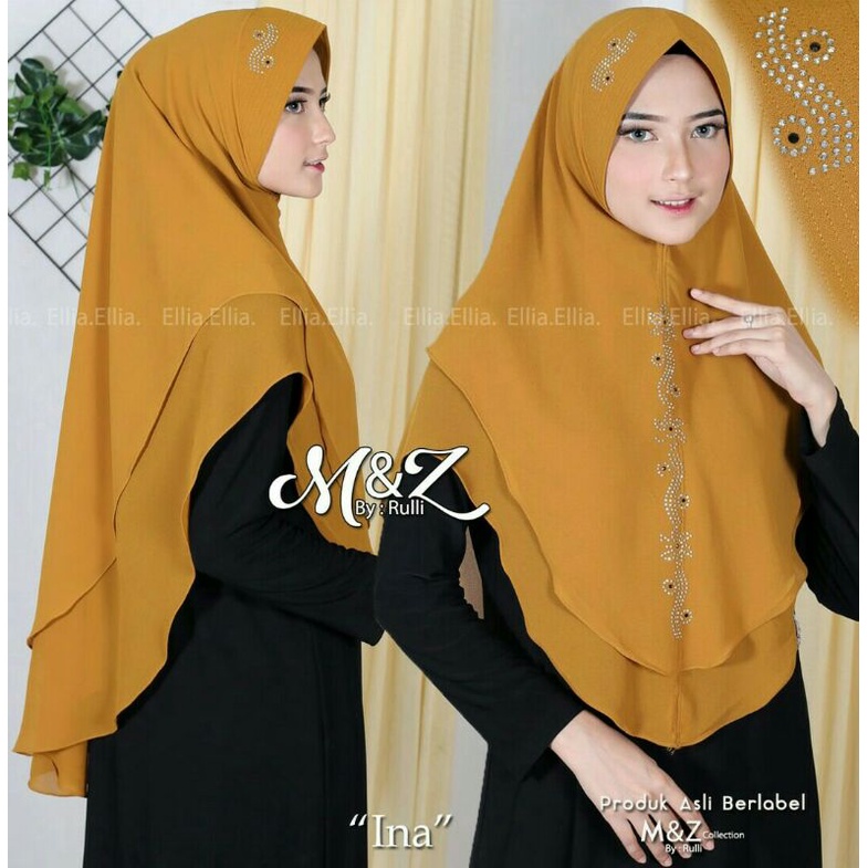 Kerudung 2 layer | kerudung instan | hijab instan | kerudung syar'i | khimar | khimar syar'i