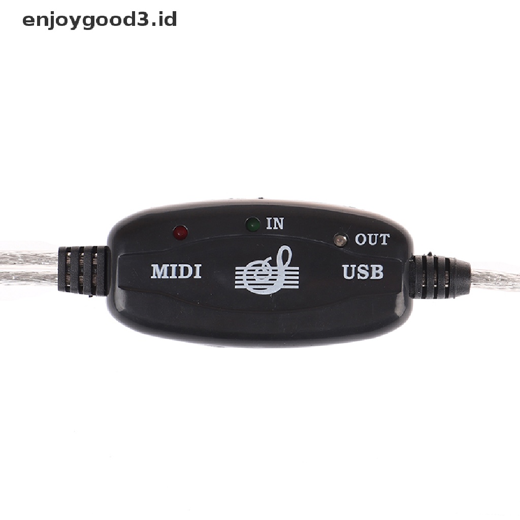 Kabel Adapter Converter Usb In-Out Midi Interface Untuk Pc / Keyboard Musik (Dd)