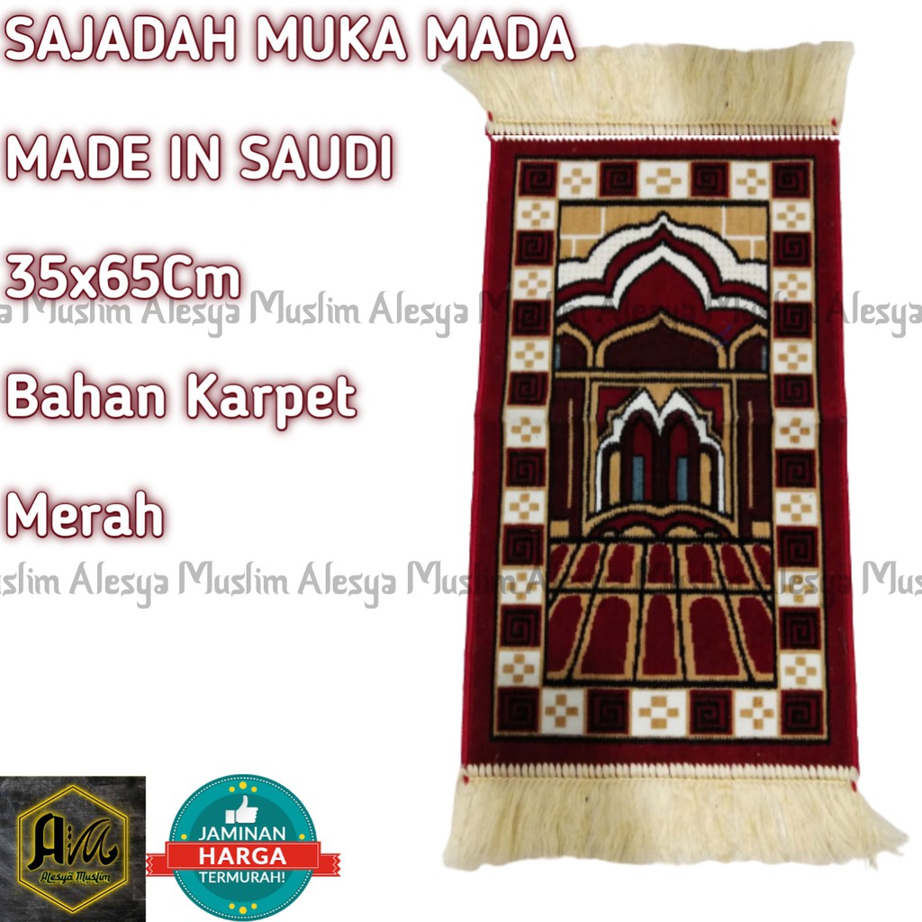 Sajadah Muka New/Best Seller/Harga Grosir/Bisa Bayar di Tempat