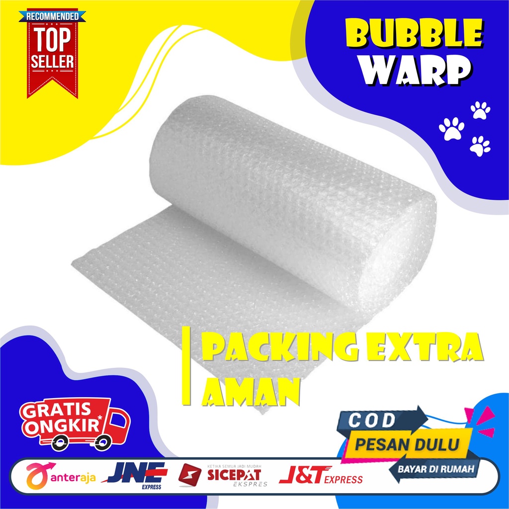 BUBBLE WRAP (Berlapis-lapis) ⚠️HANYA u TAMBAHAN PACKING⚠️