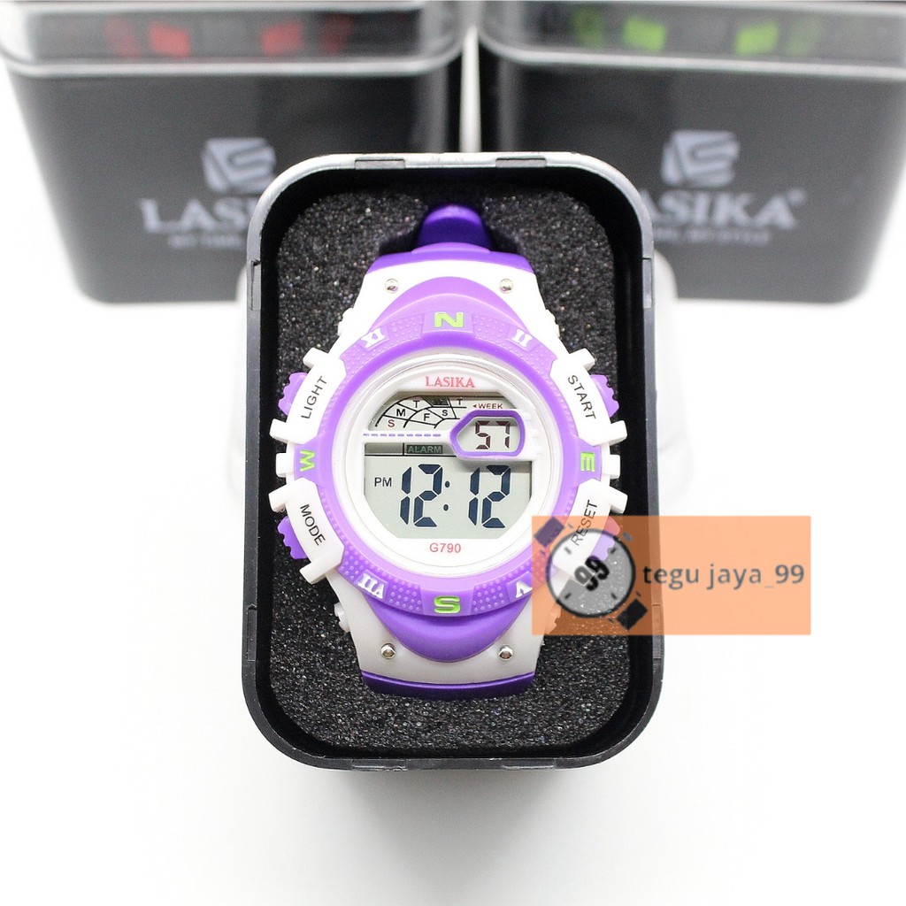 Lasika Original Jam Tangan Anak Laki-Laki Remaja Digital Anti Air Rubber Strap Terbaru GL1138