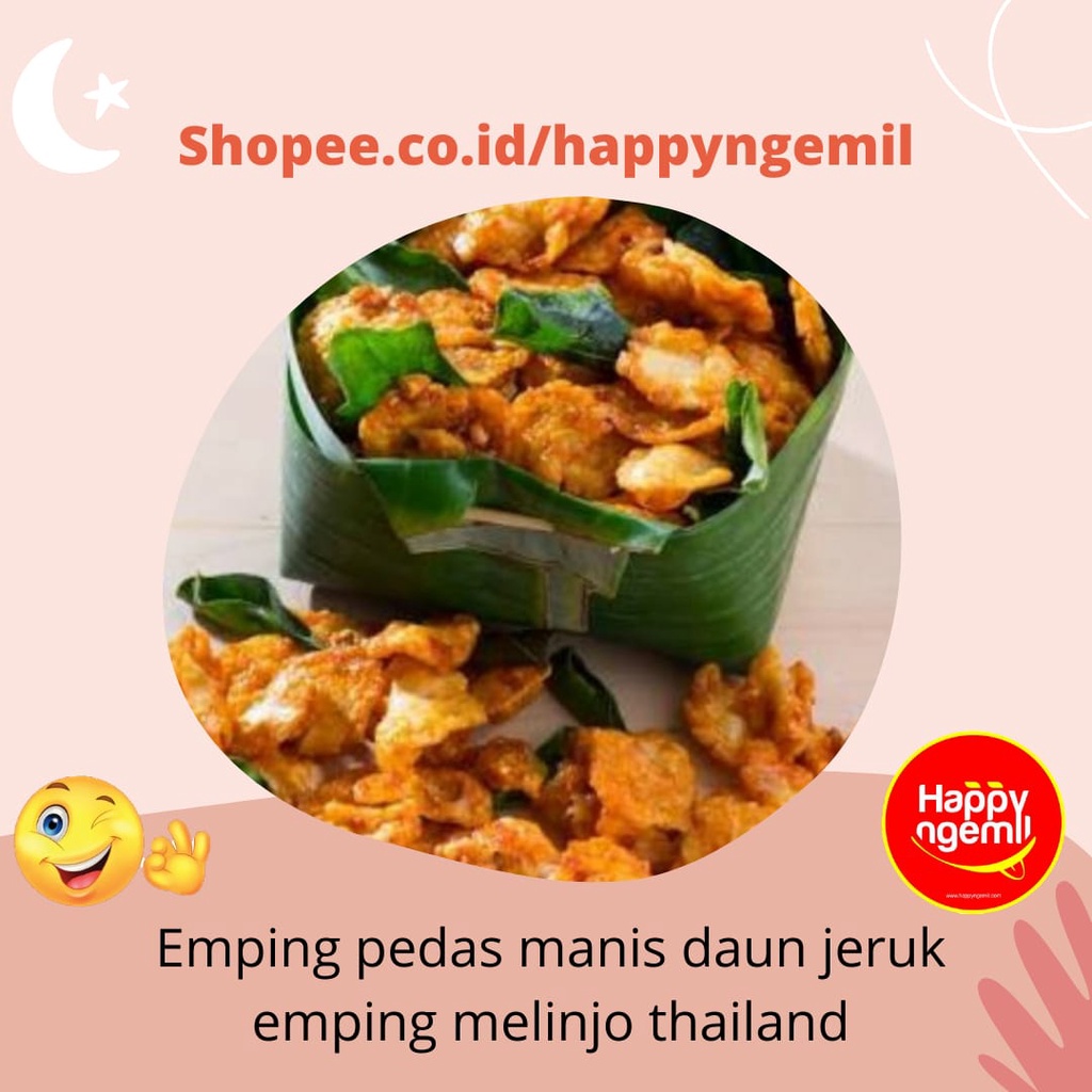 

Emping Melinjo Pedas Manis Gurih 250gr