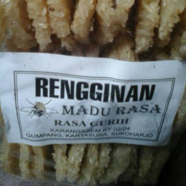 

Rengginan Mentah rasa gurih