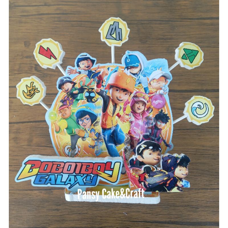Cake topper Boboiboy Galaxy