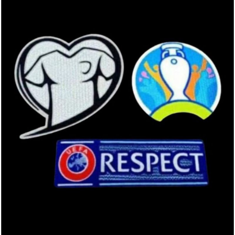PASANG PATCH EURO FULL SET 2020-2021 LANGSUNG DI JERSEY BOLA KESAYANGAN ANDA