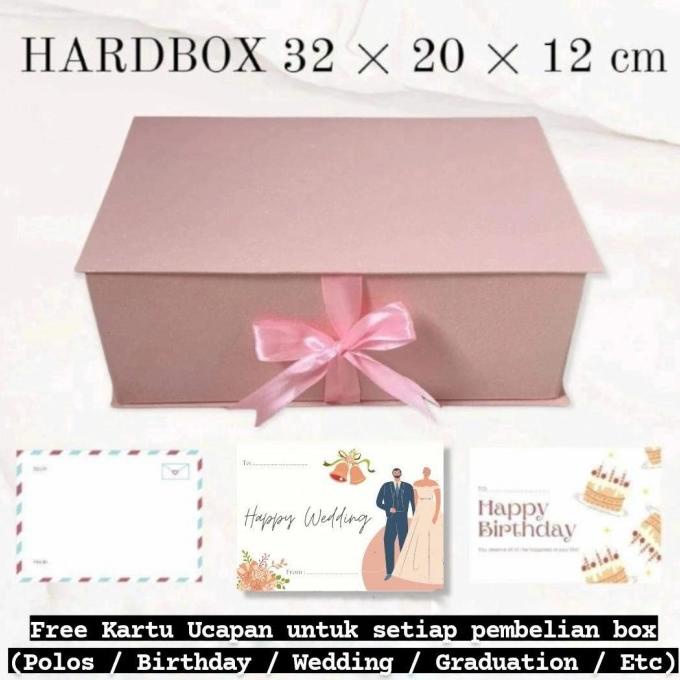 

Best Product!!! Hardbox 32X20X12 - Box Hampers - Gift Box - Kotak Kado - Kotak Hadiah - Paling Dicari