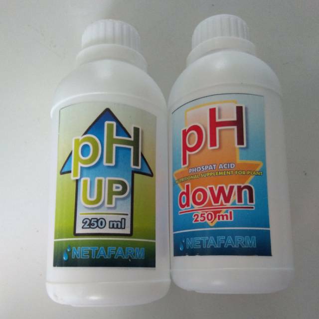 Paket ph up dan ph down 250 ml untuk hidroponik