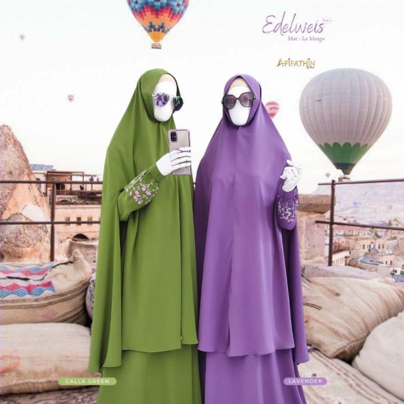 Jilbab SoftPad Edelweis by Afifathin