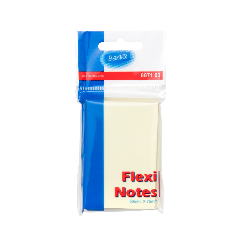 

Bantex Flexi Notes 50 x 75mm 100 Sheets #8871 03