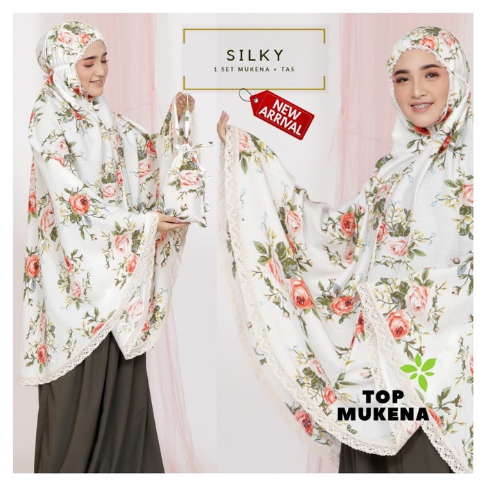 MUKENA- MUKENA DEWASA SILKY CANTIK -MUKENA.
