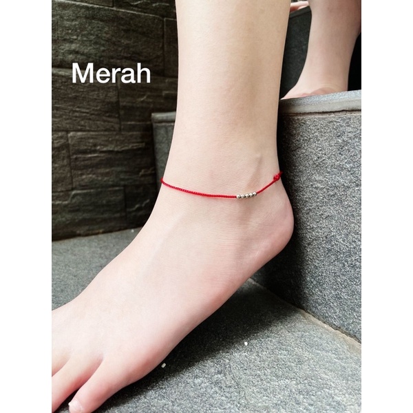 (COD) GELANG KAKI FLEXIBLE/ANGKLET UNISEX PREMIUM