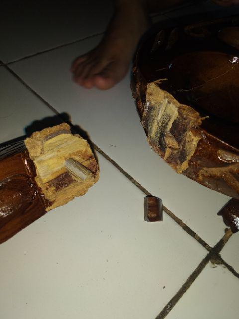 Toples Kayu Jati Model Buah Mangga