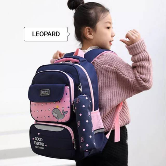 Back Pack Double Decker_Tas Ransel Anak_Lol_Unicorn_Superhero_Paw Patrol_Shopkins Fashion Cewek W5Q3