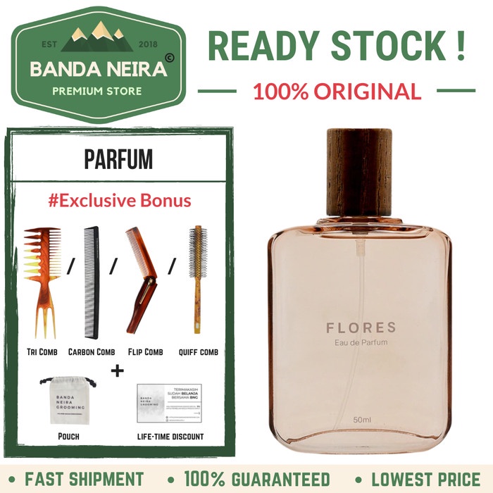 Parfum Brodo Flores Eau de Parfum / Parfum Cologne Pria - TEXTURE COMB(P6M9) BEST SELLER ORIGINAL Pa