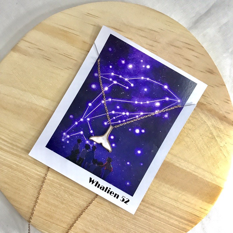 Inspired necklace by BTS's "Whalien" | Kalung liontin whalien bts