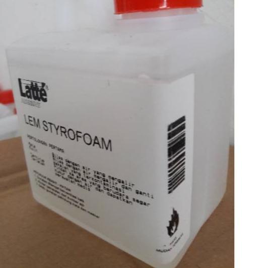 

EXCLUSIVE!Jual lem styrofoam cair LATTE UNITAC 500 gr untuk gabus prakarya|SQ4