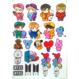  Stiker  kpop BTS  BT21 Shopee  Indonesia