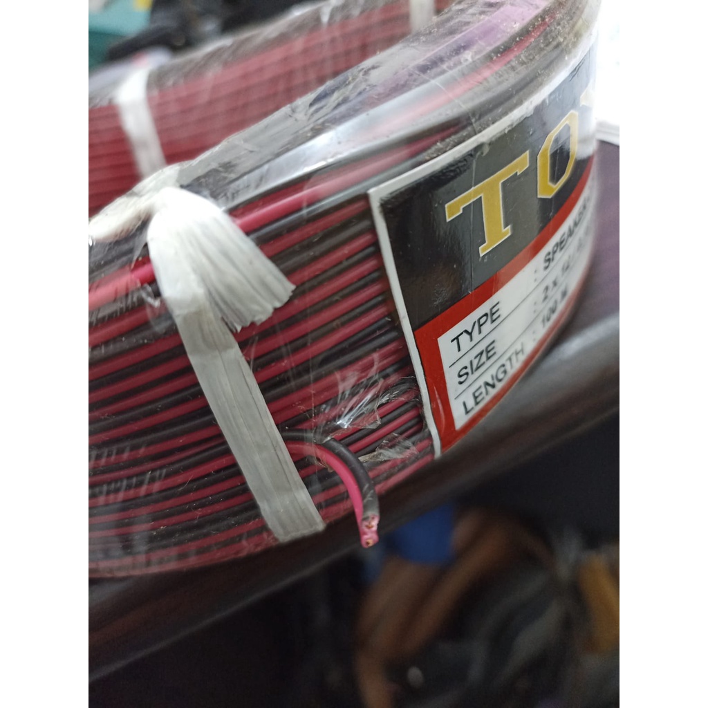 Kabel Speaker Cord Toyo 2 x 12 / 0.18mm (100m)