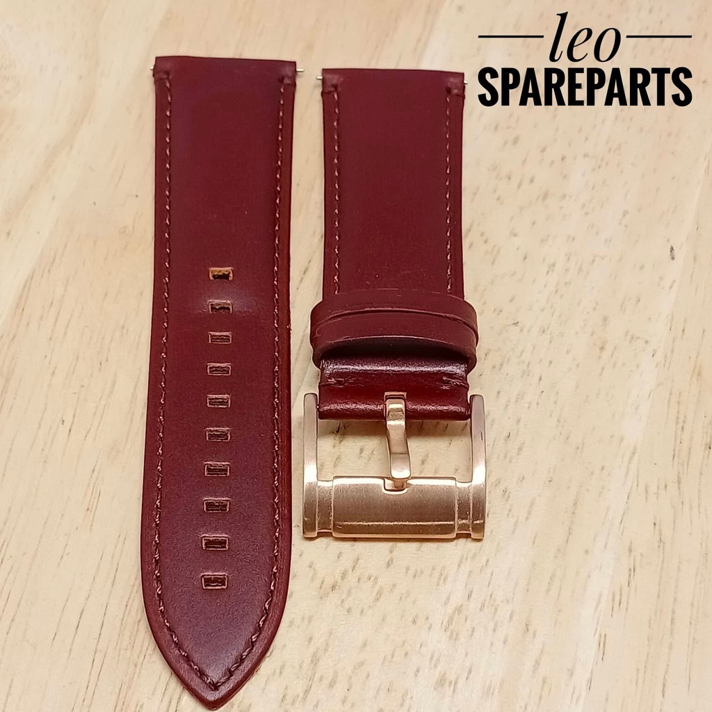 Tali jam kulit / 24mm