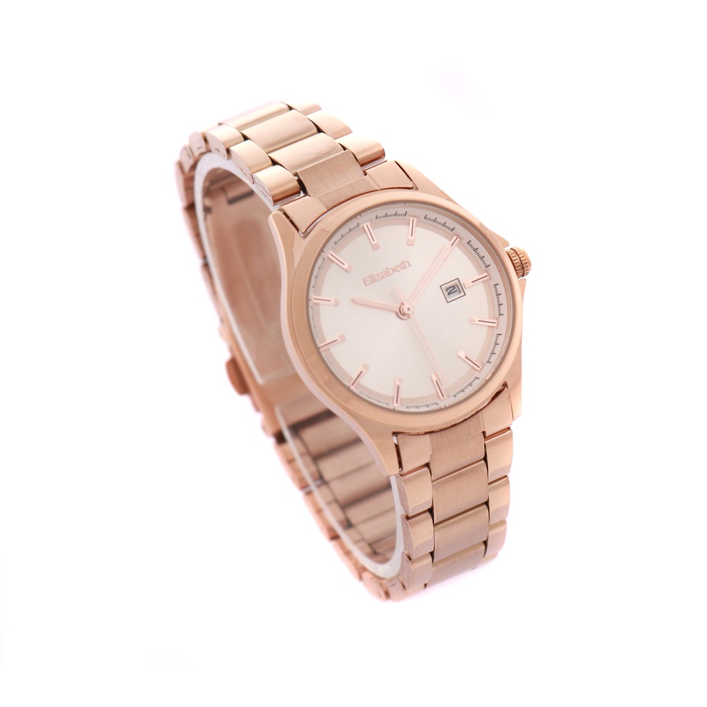 Jam Tangan Wanita Rantai Elizabeth – Silvanie Rose Gold Original Store