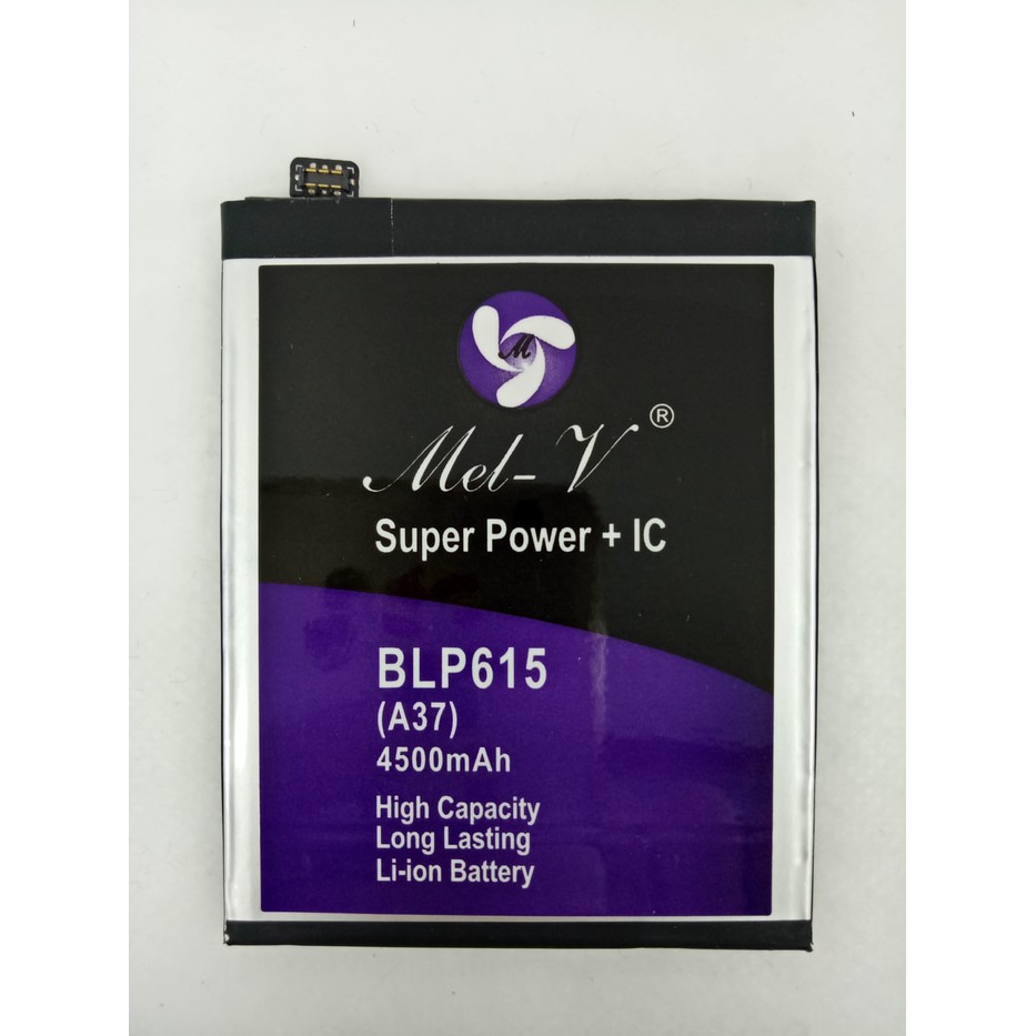 Baterai Double Power   IC OPPO A37 Neo9 BLP615  Batre Original Mel V