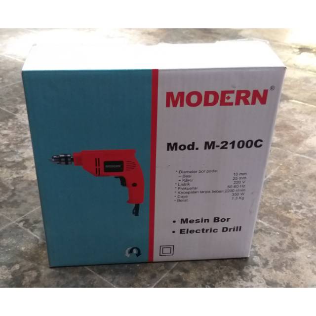 Mesin bor tangan merk modern m-2100c