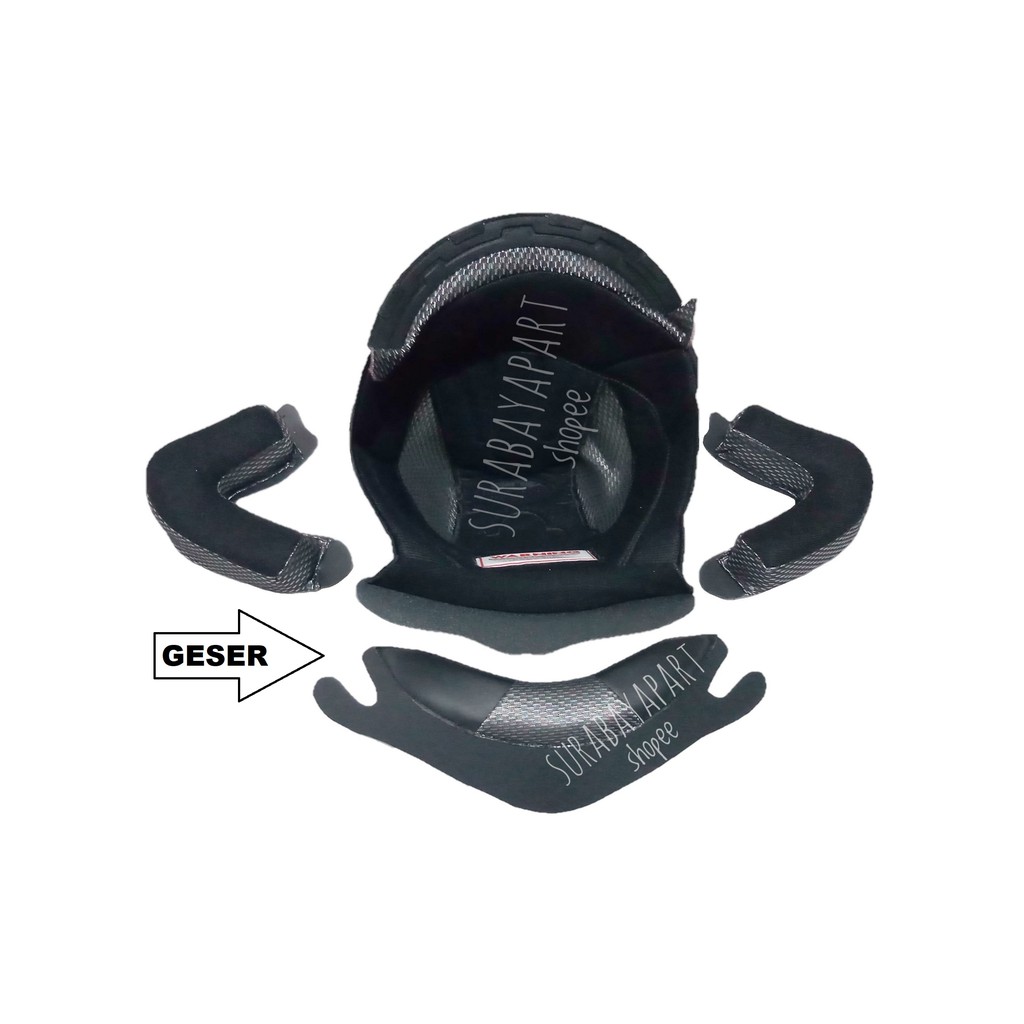 Busa helm JPX SUPREME double visor bukan ORI