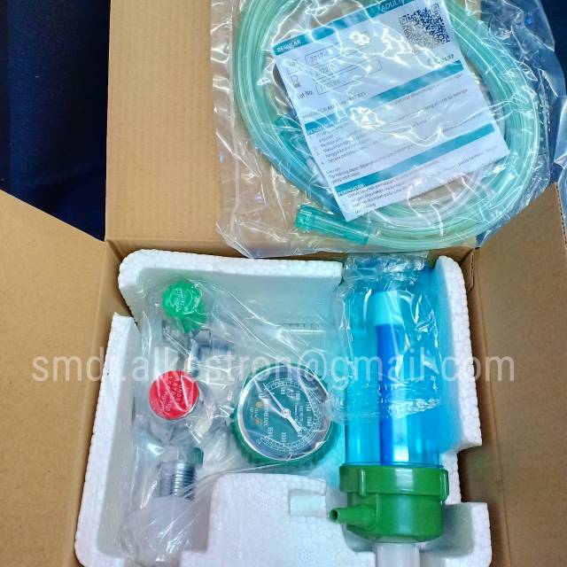 Oxygen 1m3 siap pakai komplit