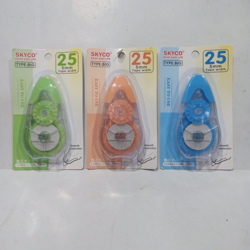 

CORRECTION TAPE/TIPEX KERTAS MEREK SKYCO 25