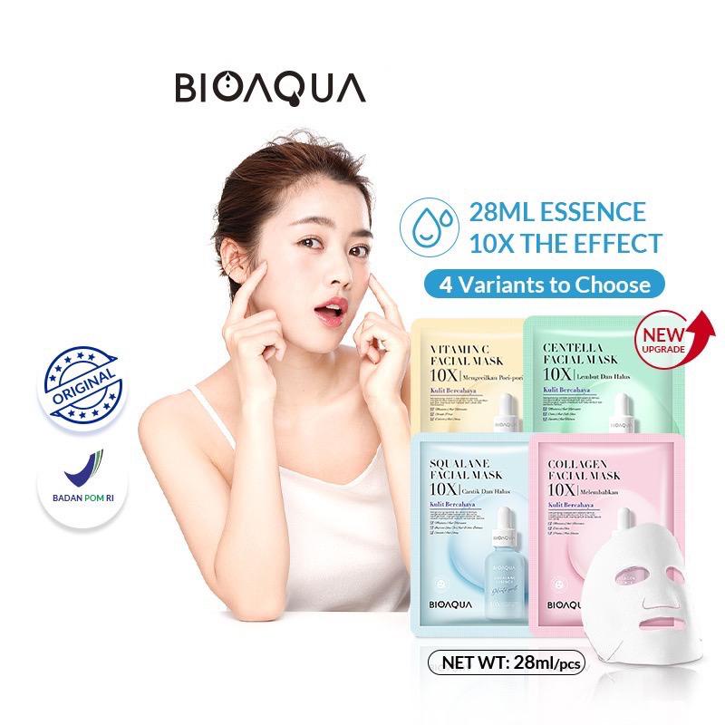 Jual BIOAQUA Essence Mask 10x the effect Whitening Moisturizing SKIN