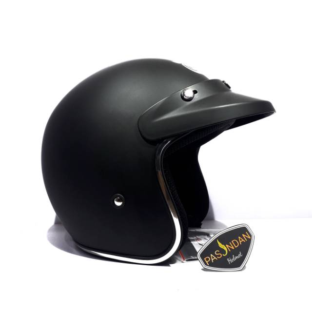Helm Bogo Clasic JP/JPX Black Doff