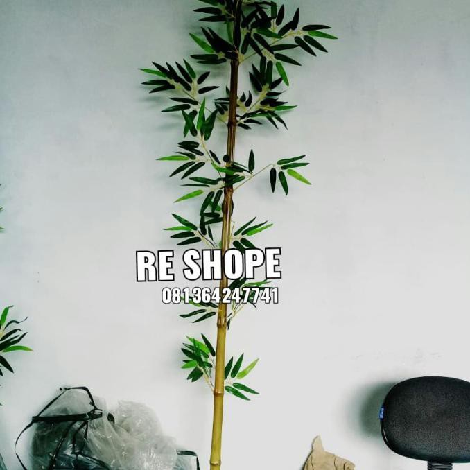 ❀ Bambu Hias Pohon Plastik .