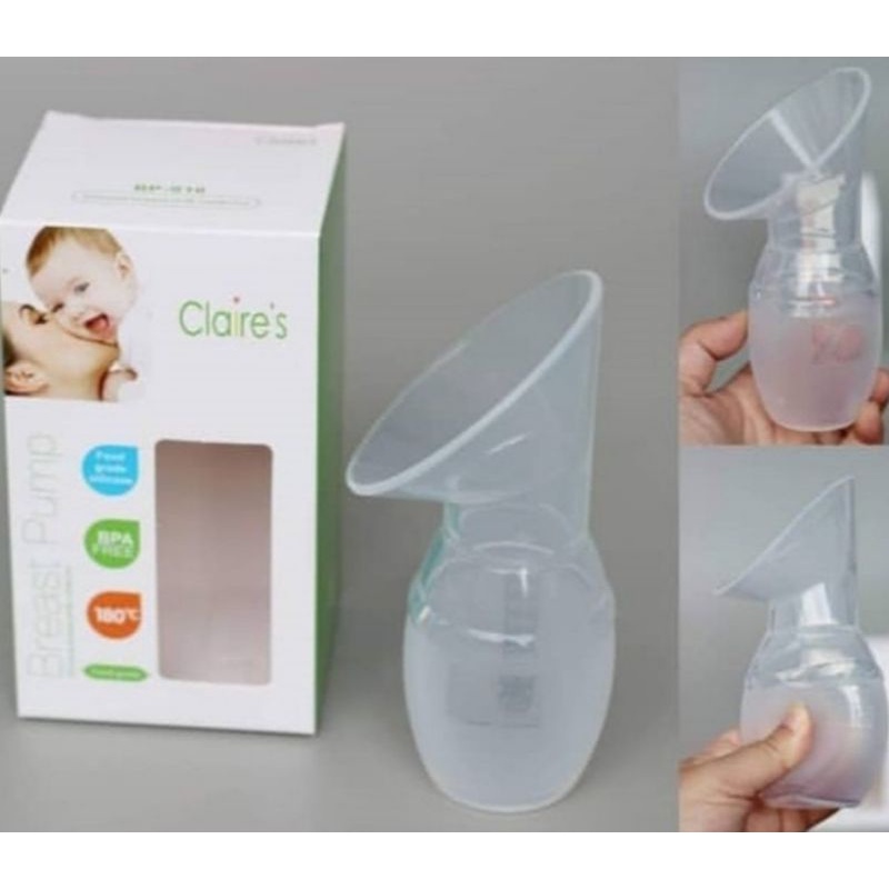 Claires silicone breast pump