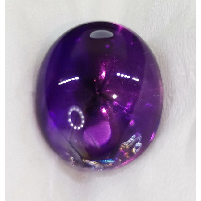 Batu Akik Kecubung Ungu Bungur Lampung