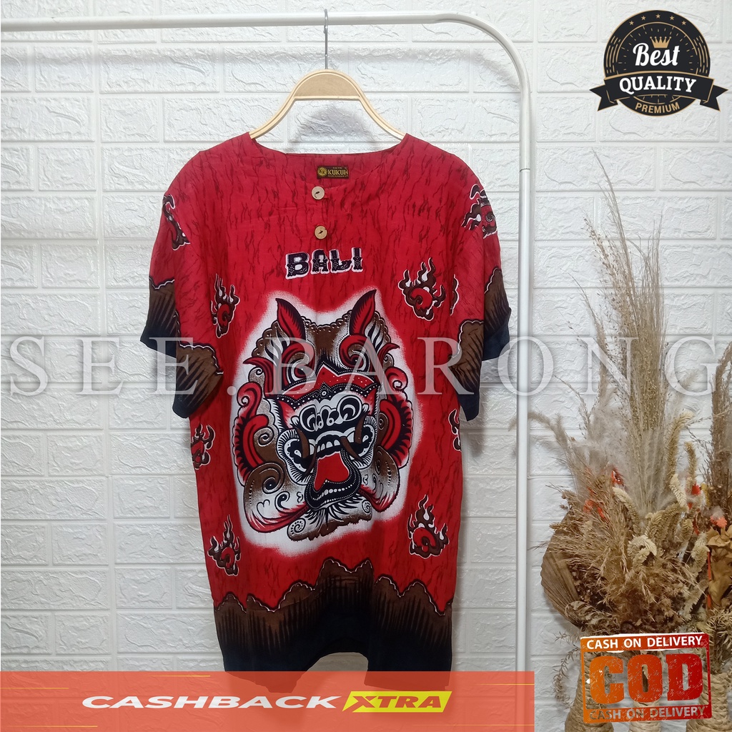 COD - PROMO - BAJU PANTAI - BARONG - BARONG DEWASA - BAJU BARONG - BAJU PANTAI HITAM - BAJU PANTAI C