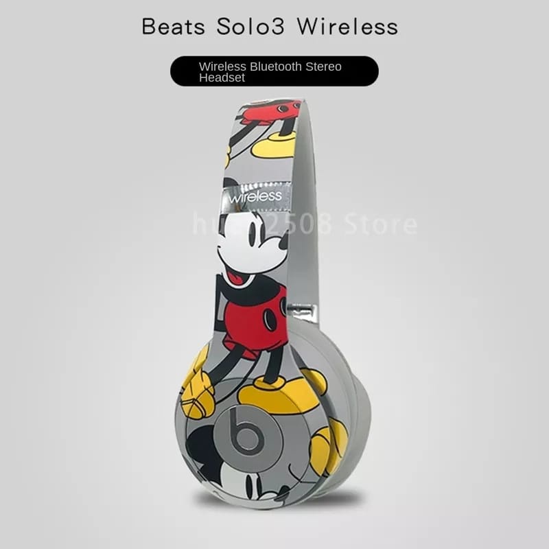 HEADSET / HANDSFREE WIRELESS BLUETOOTH KARTUN MIC KEYY slot MMC