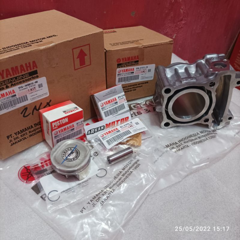 BLOK SEHER SET PISTON VIXION OLD NEW 1PA ORIGINAL YAMAHA