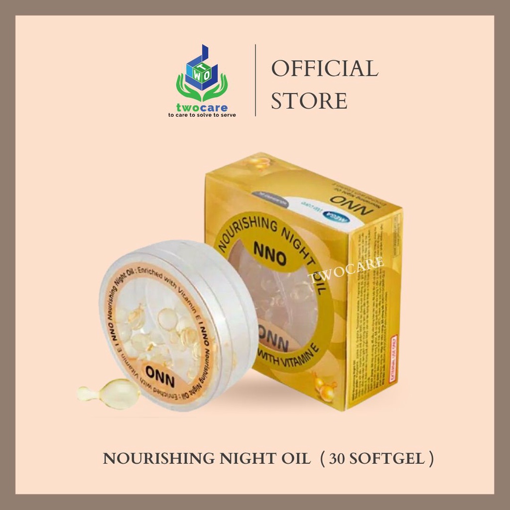 Mega We Care NNO Nourishing Night Oil 30 Kapsul Vitamin Kulit Kering