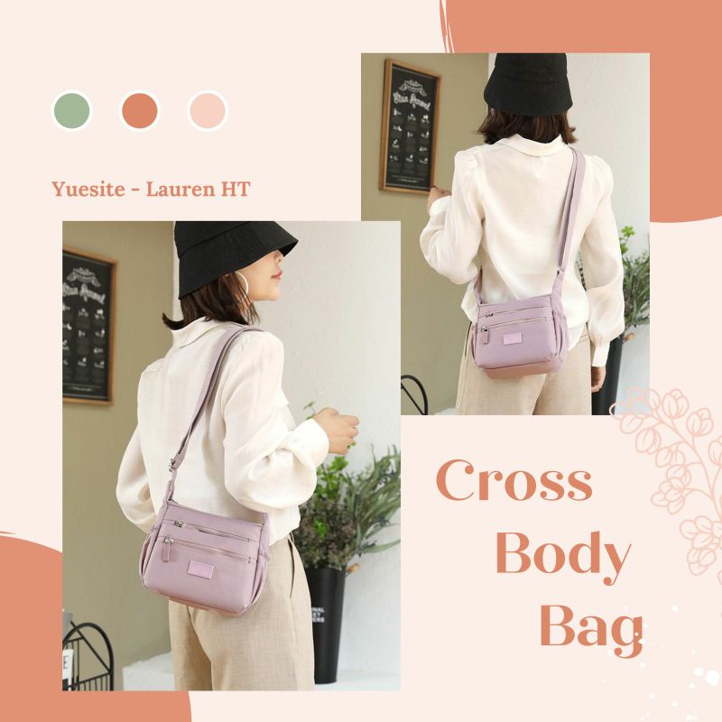 Tas selempang wanita medium yuesite lauren original cyutebags