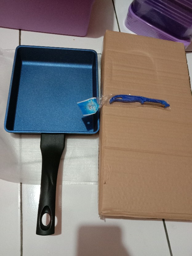 Square Pan 23cm Neocook Mega Stone /panci Multifungsi-by Neohaus (original)