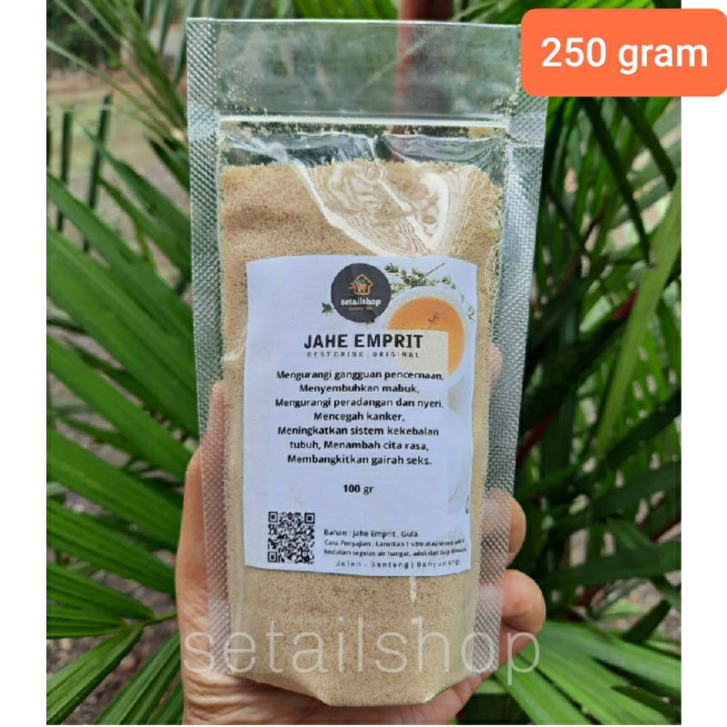 

SS SERBUK JAHE EMPRIT 250 Gram