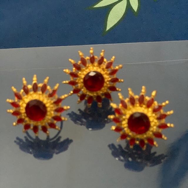 Subeng bali/anting bali cerorot dan cincin