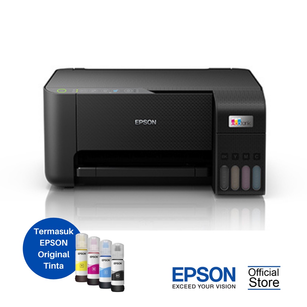Printer Epson L3210 All In One - Print Scan Copy Pengganti Epson L3110 Printer Eco Tank Printer Multifungsi Printer Scanner Printer Print F4 Printer InkJet