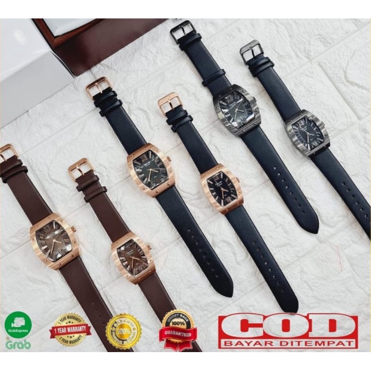 JAM TANGAN PRIA WANITA COUPLE ALEXANDRE CHRISTIE AC 8650 AC8650 LEATHER RM STYLE ORIGINAL GARANSI RE